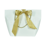 Bolsa de Papel Prisma con Listón Grande