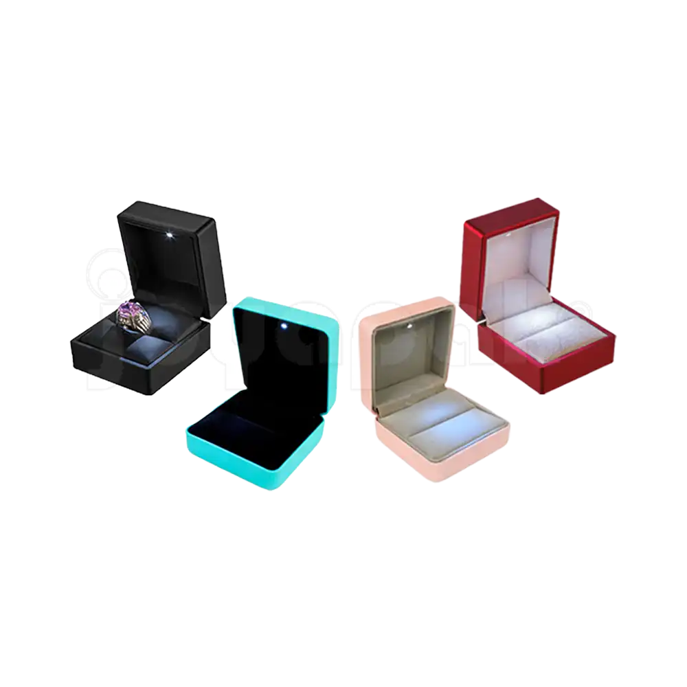 Estuche Con Luz LED para Anillo