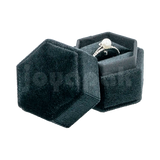 Estuche Velvet Hexagonal Chico para Anillo