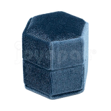 Estuche Velvet Hexagonal Chico para Anillo
