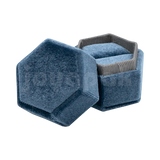 Estuche Velvet Hexagonal Chico para Anillo
