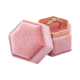 Estuche Velvet Hexagonal Chico para Anillo
