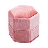 Estuche Velvet Hexagonal Chico para Anillo