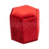 Estuche Velvet Hexagonal Chico para Anillo