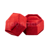 Estuche Velvet Hexagonal Chico para Anillo