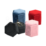 Estuche Velvet Hexagonal Grande Juego/Dije