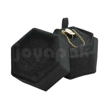 Estuche Velvet Hexagonal Grande Juego/Dije