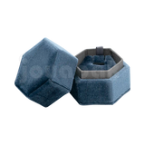 Estuche Velvet Hexagonal Grande Juego/Dije
