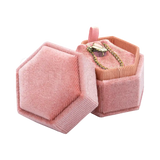 Estuche Velvet Hexagonal Grande Juego/Dije