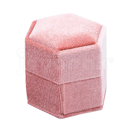 Estuche Velvet Hexagonal Grande Juego/Dije
