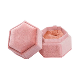 Estuche Velvet Hexagonal Grande Juego/Dije