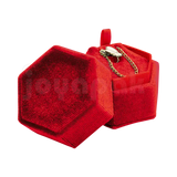 Estuche Velvet Hexagonal Grande Juego/Dije
