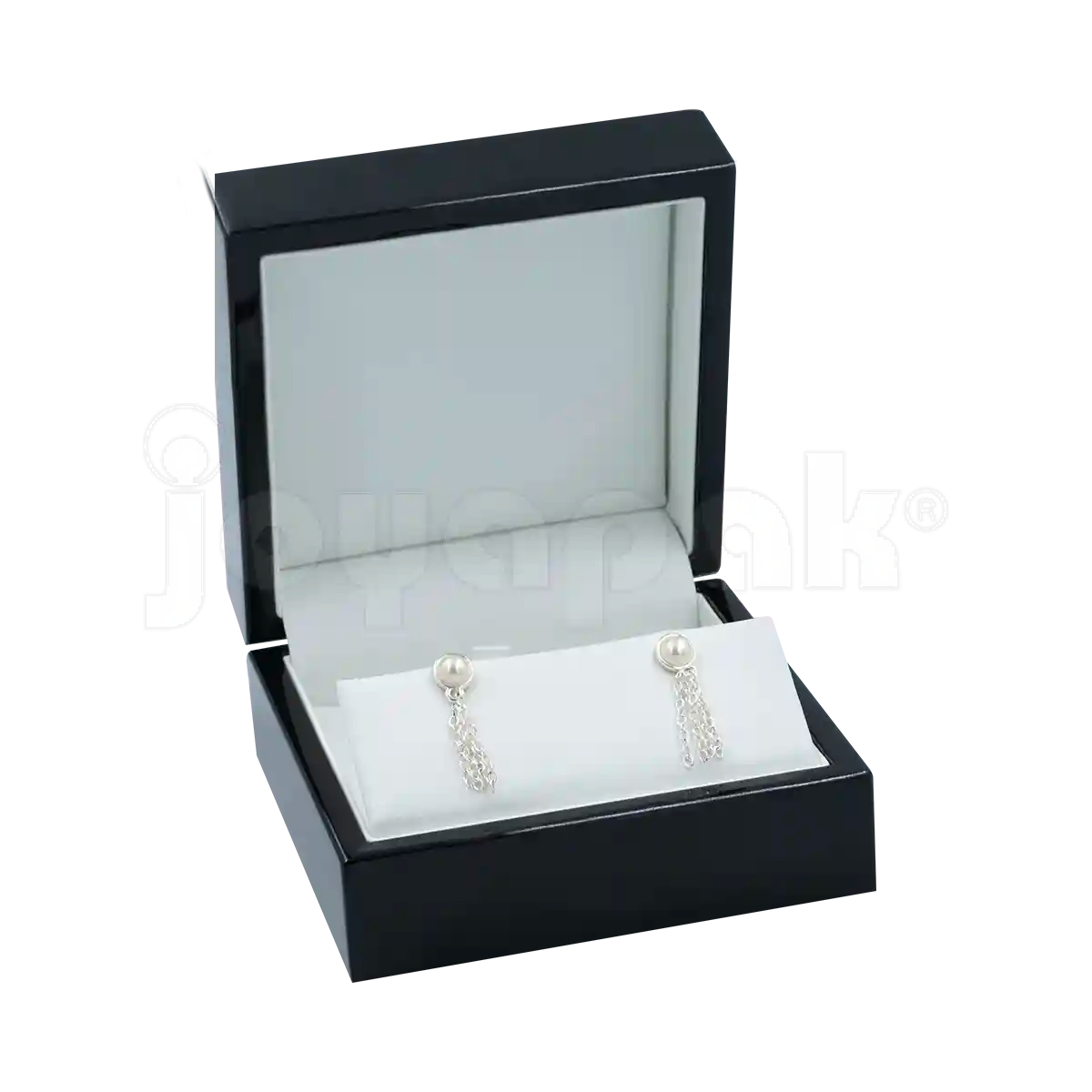 Estuche de Madera Black para Arete Grande