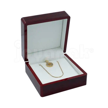 Estuche de Madera Rosewood para Cadena con Dije