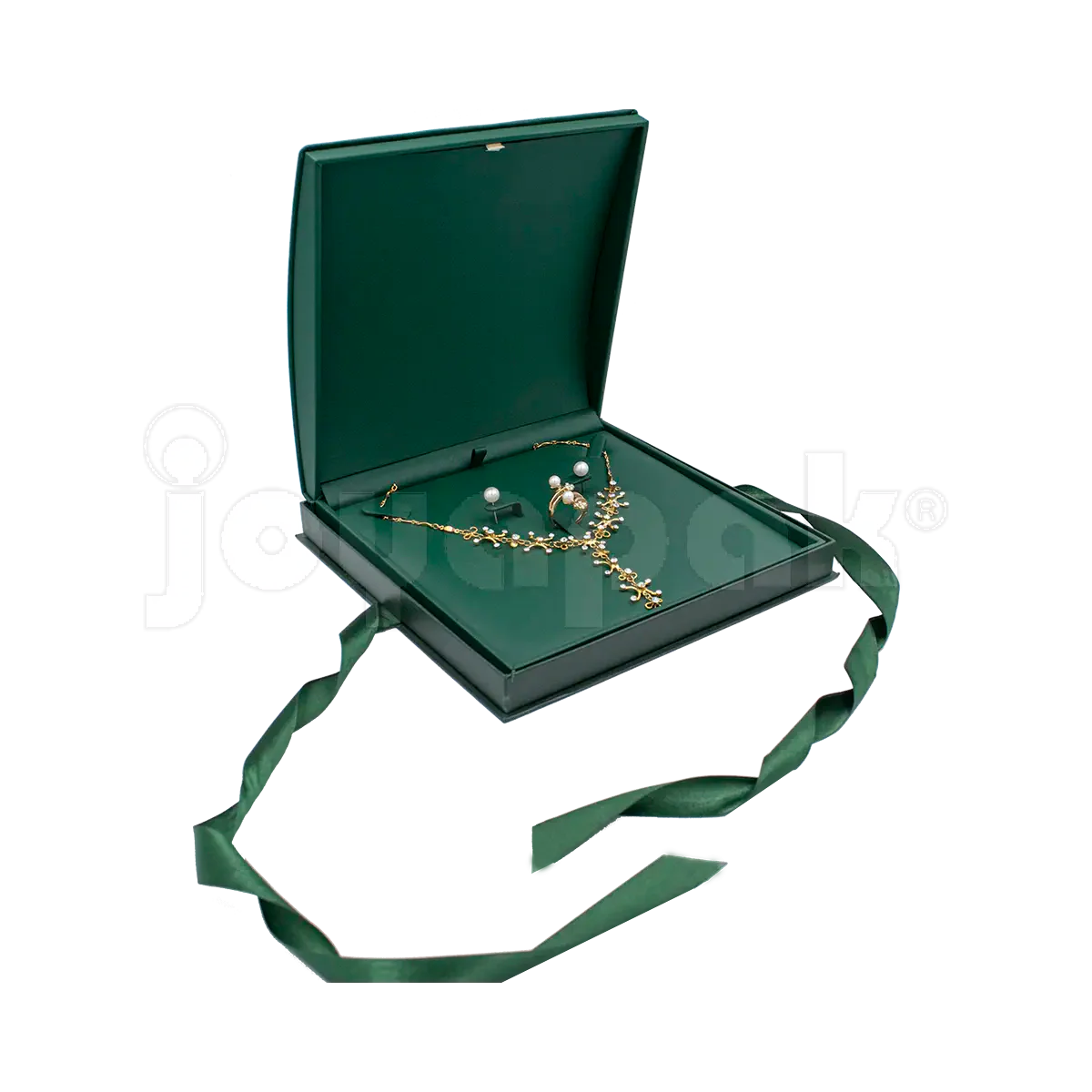 Estuche para Collar con Arete y Anillo