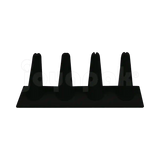 Exhibidor Velour Dedos para 4 Anillos