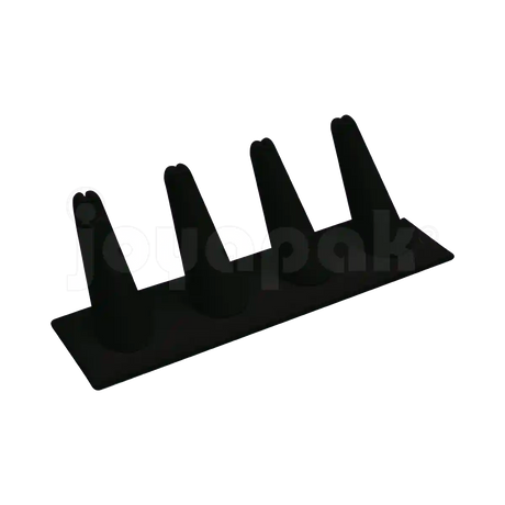 Exhibidor Velour Dedos para 4 Anillos