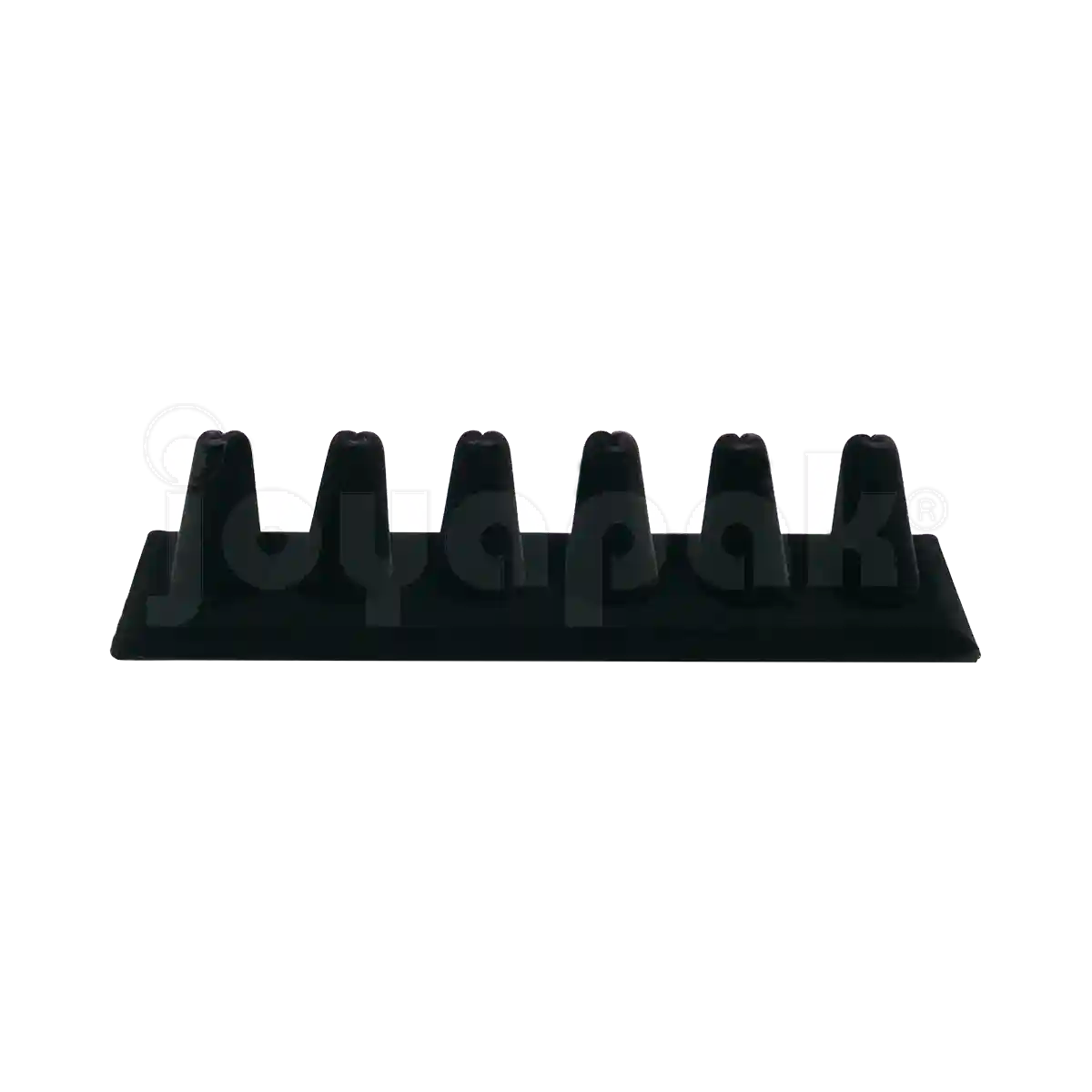 Exhibidor Velour Dedos para 6 Anillos