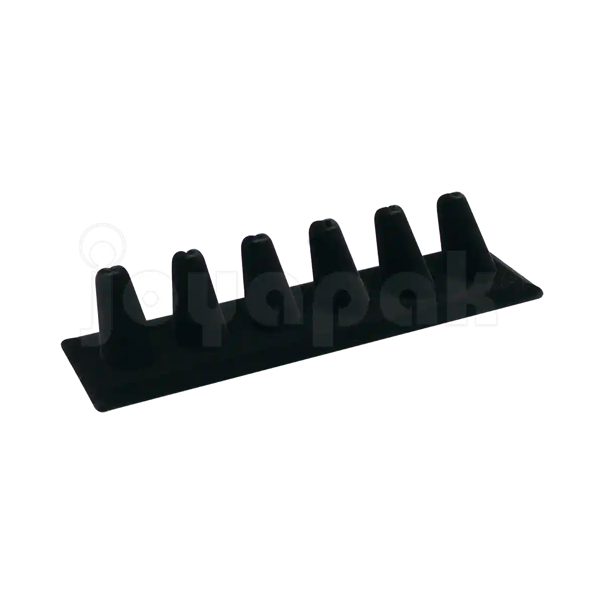 Exhibidor Velour Dedos para 6 Anillos