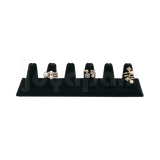 Exhibidor Velour Dedos para 6 Anillos