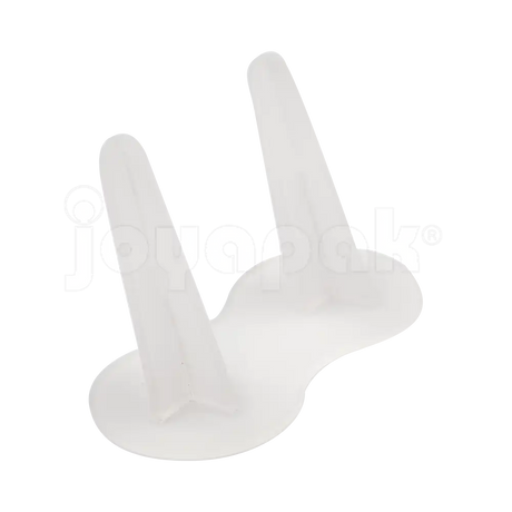 Exhibidor de acrílico frostdos dedos para para joyería.