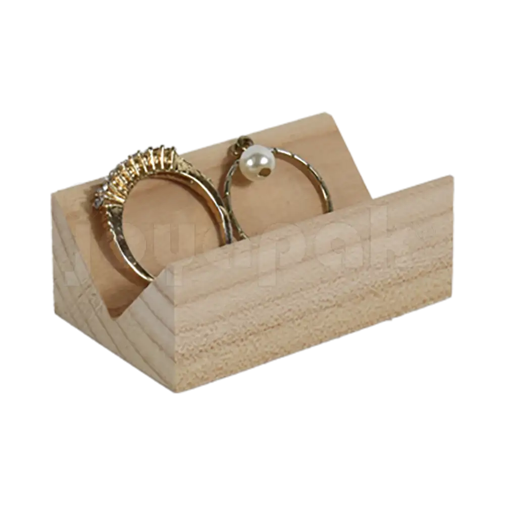 Exhibidor de Madera para Anillos