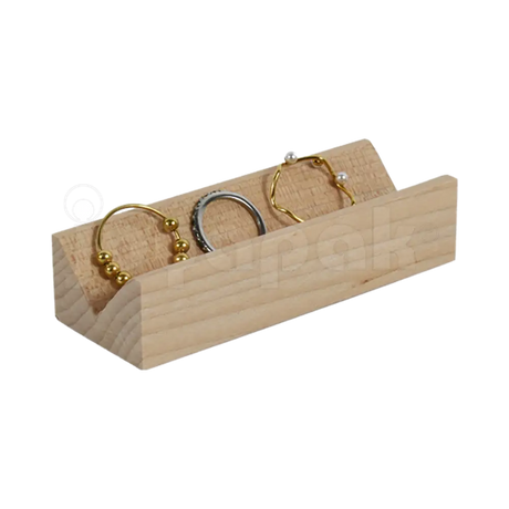 Exhibidor de Madera para Anillos