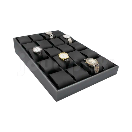Charola Imitación Piel para 20 Relojes/Brazaletes