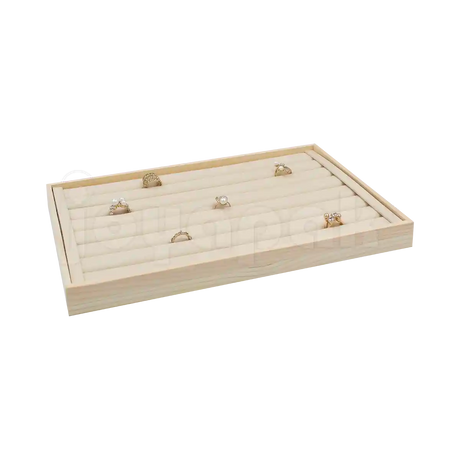 Charola de Madera Natura para Anillos