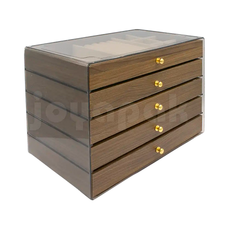 Alhajero de Madera 5 compartimentos