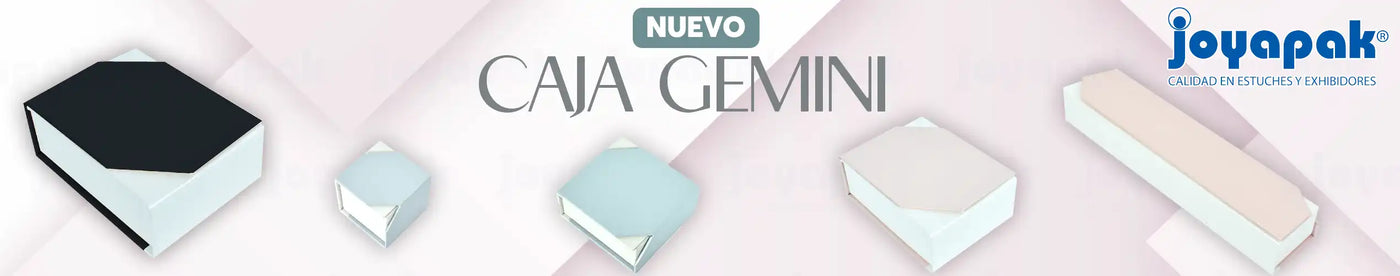 caja de cartón gemini para joyeria