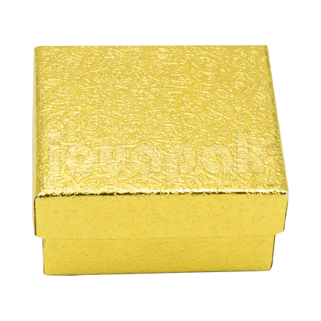 Caja para joyería Estrella Chica en un sofisticado color plata metalizado.