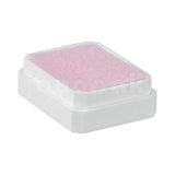 Caja para aretes con inserto de esponja y terciopelo rosa, ideal para marcas de joyería.