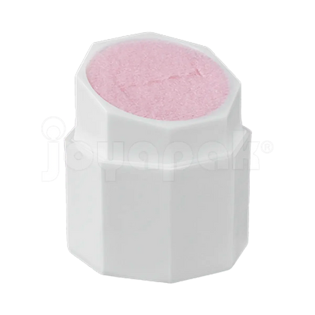 Caja para anillo con opción de interior en terciopelo color rosa para joyería de emprendedores.