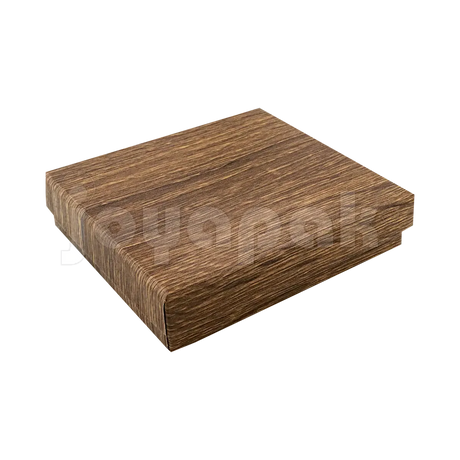 Caja Forest Cuadrada para Juego Grande: Arete, Cadena con Dije