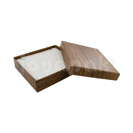 Caja Forest Cuadrada para Juego Grande: Arete, Cadena con Dije