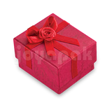 Caja con Moño de Flor para Anillo