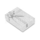 Caja con Moño de Flor para Aretes / Cadena con Dije
