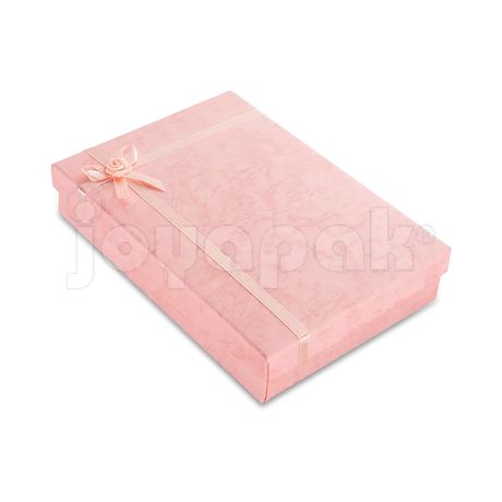 Caja con Moño de Flor para Juego Cadena con Dije