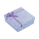 Caja con Moño de Flor Cuadrada para Aro