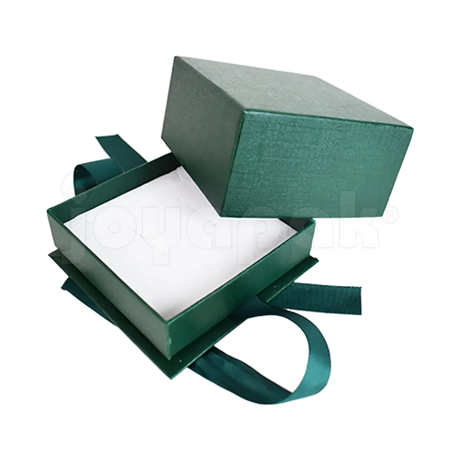 Caja Esmeralda para Aretes