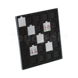 Charola con Tapa para 25 Almohadillas Grandes