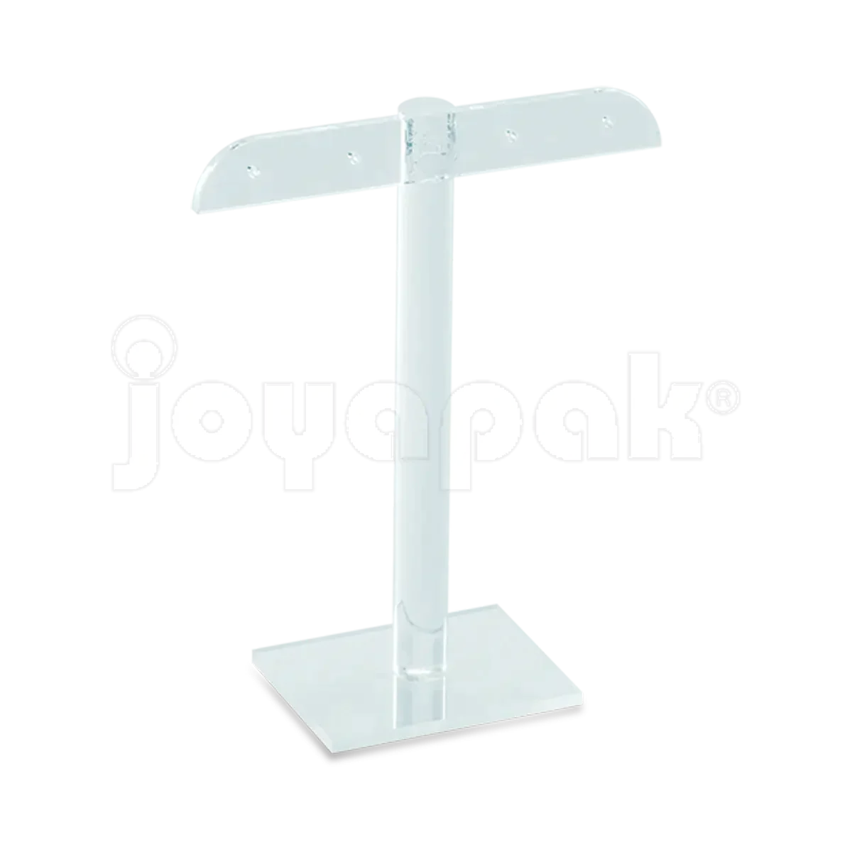 Exhibidor de Acrílico "T" para 2 Pares de Aretes