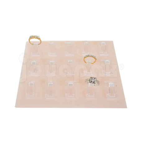 Exhibidor de Acrílico Base para 15 Anillos