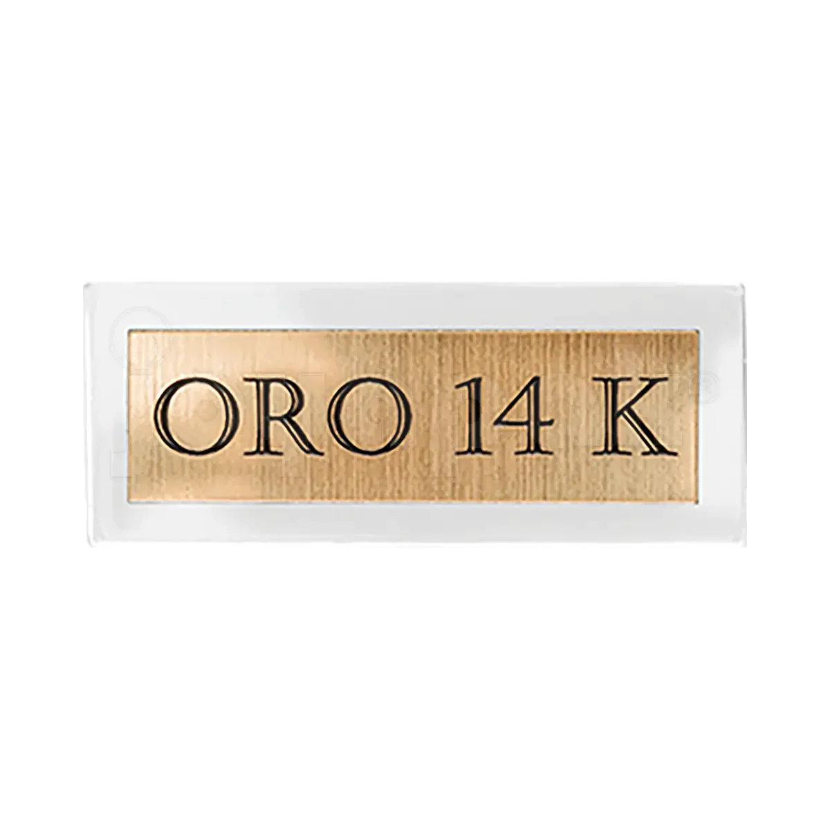 Letrero de Acrílico - Oro 14K