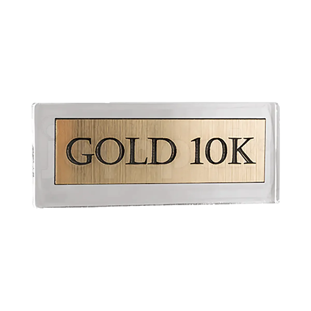 Letrero de Acrílico - Gold 10K