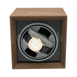 Estuche de Madera Giratorio con Luz LED 1 Reloj