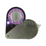 Lupa 21mm 10X con Luz Blanca y Ultravioleta