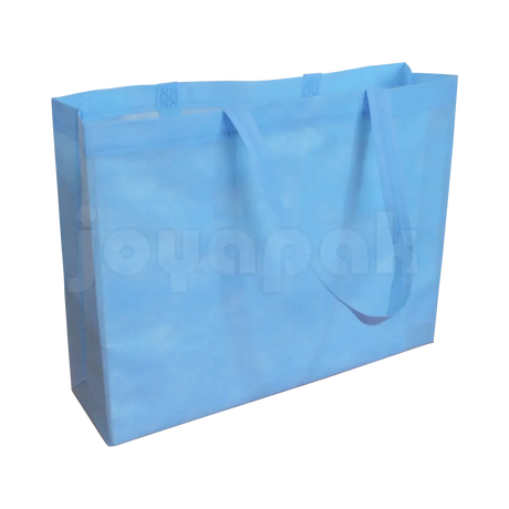 Bolsa ecológica market azul claro NW-MKT, vista lateral.