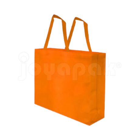 Bolsa ecológica market naranja NW-MKT, vista en ángulo.